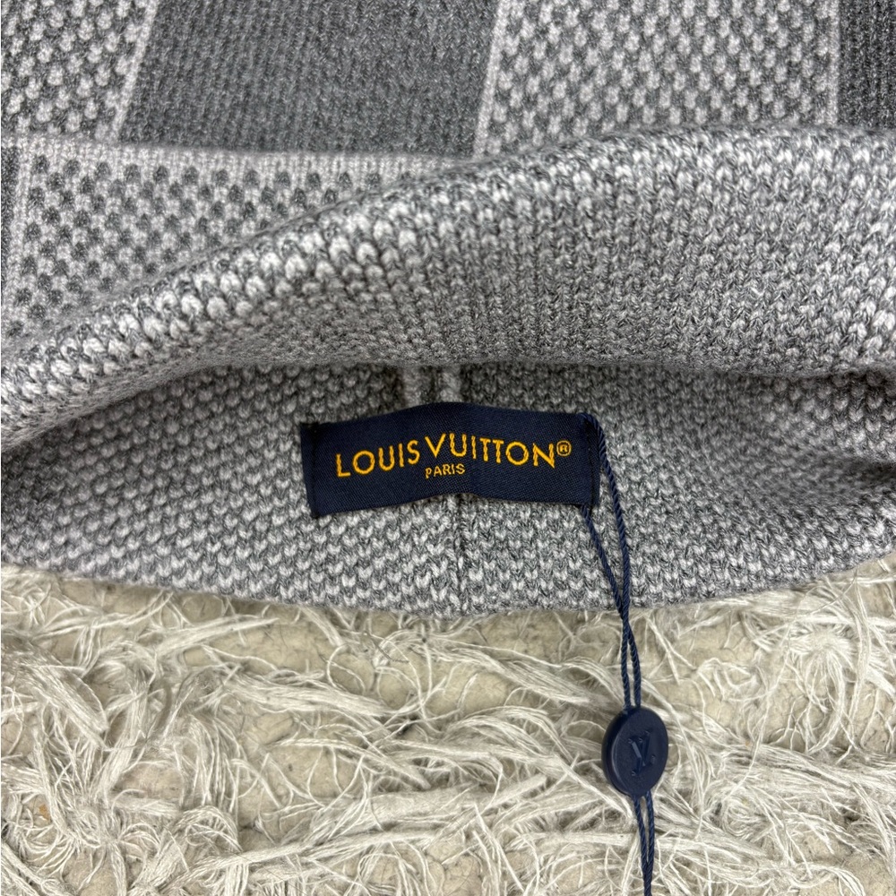 Louis Vuitton LV Damier Heritage Dark Grey Beanie - Picture 2 of 3